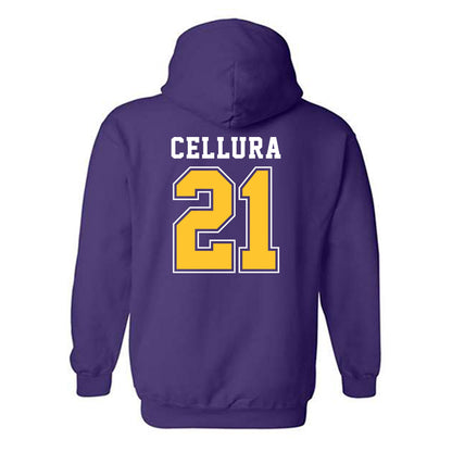 LSU - NCAA Softball : Cece Cellura - Classic Shersey Hooded Sweatshirt-1