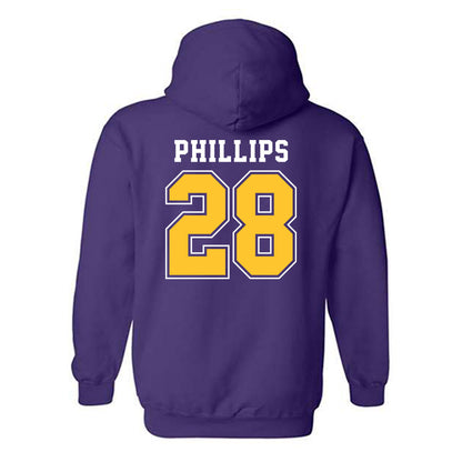 LSU - NCAA Softball : Jada Phillips - Classic Shersey Hooded Sweatshirt-1