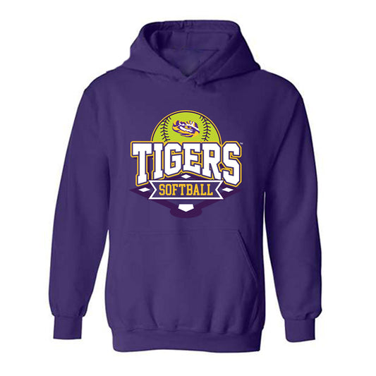 LSU - NCAA Softball : Tori Edwards - Classic Shersey Hooded Sweatshirt-0