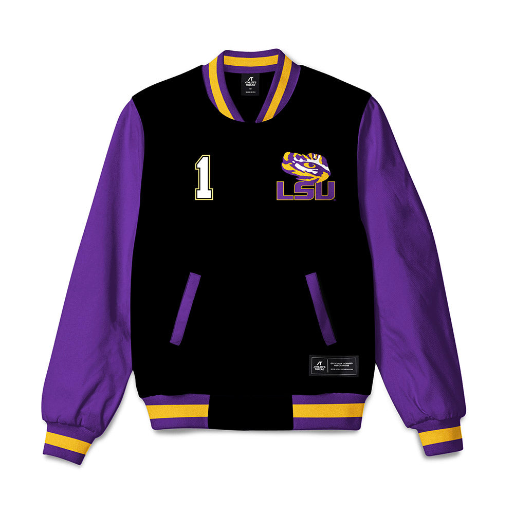 LSU - NCAA Women's Volleyball : Kiley Brooks - Bomber Jacket-0