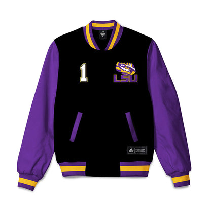 LSU - NCAA Women's Volleyball : Kiley Brooks - Bomber Jacket-0