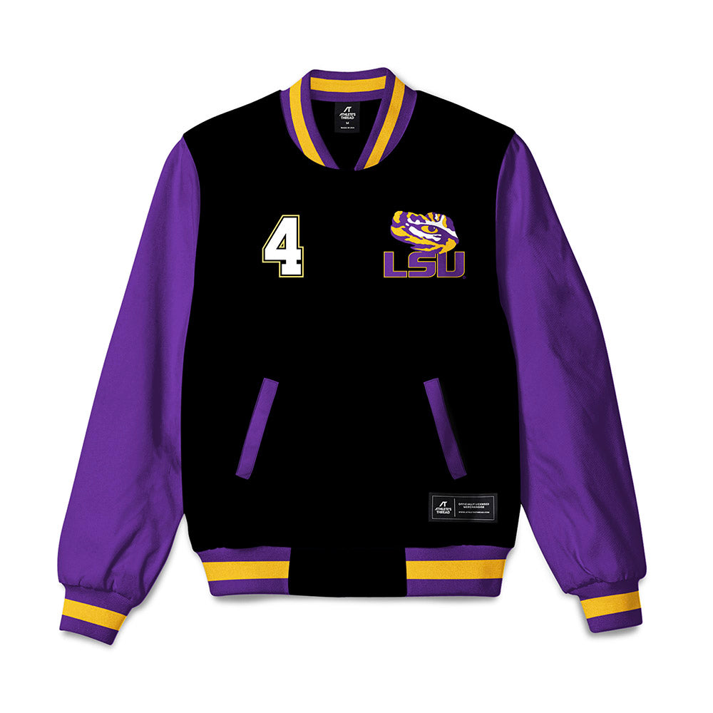 LSU - NCAA Baseball : Diego Velazquez - Bomber Jacket-0
