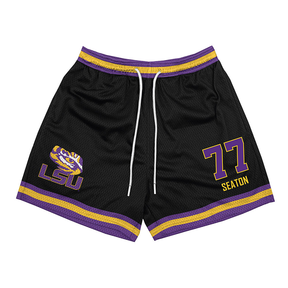 LSU - NCAA Football : Jordan Seaton - Shorts-0