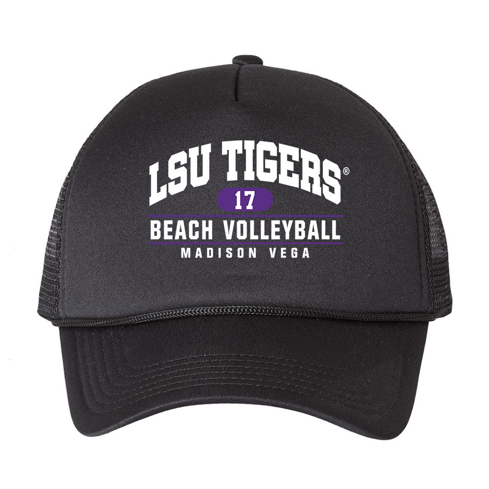 LSU - NCAA Beach Volleyball : Madison Vega - Trucker Hat-0