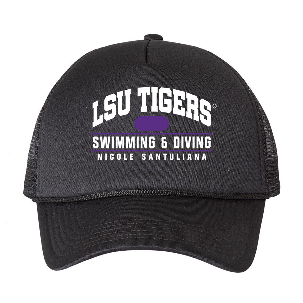 LSU - NCAA Women's Swimming & Diving : Nicole Santuliana - Trucker Hat-0