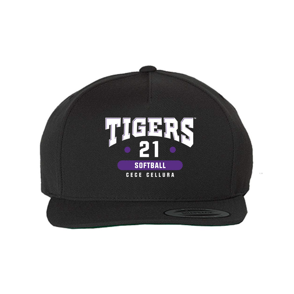 LSU - NCAA Softball : Cece Cellura - Snapback Hat-0