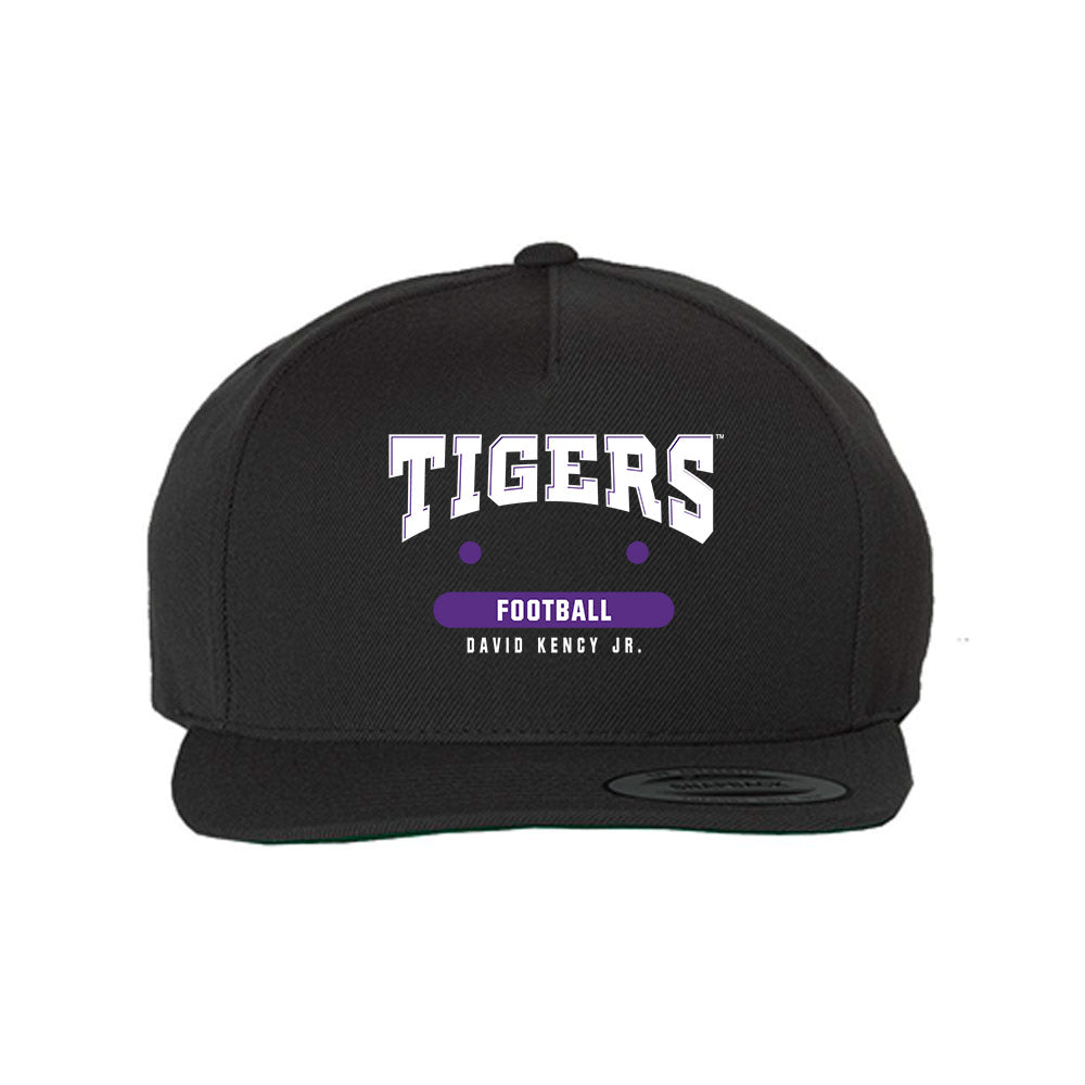 LSU - NCAA Football : David Kency Jr. - Snapback Hat-0