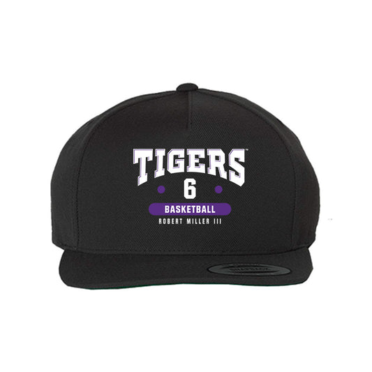 LSU - NCAA Men's Basketball : Robert Miller III - Snapback Hat-0
