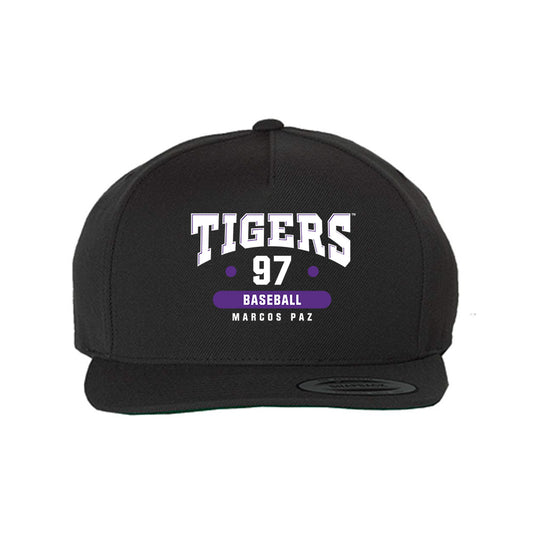 LSU - NCAA Baseball : Marcos Paz - Snapback Hat-0