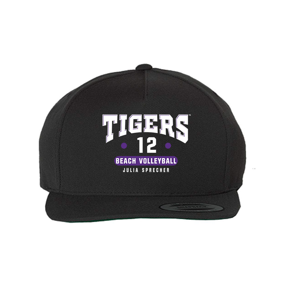 LSU - NCAA Beach Volleyball : Julia Sprecher - Snapback Hat-0