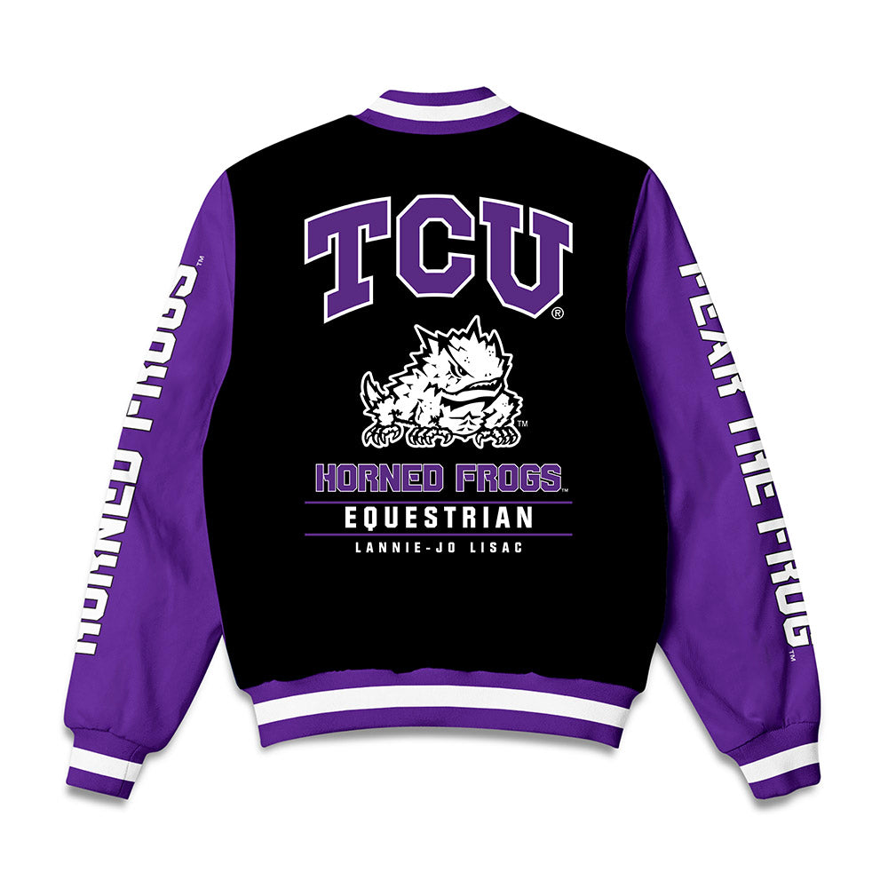 TCU - NCAA Equestrian : Lannie-Jo Lisac - Bomber Jacket-1