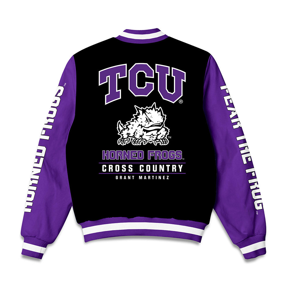 TCU - NCAA Men's Cross Country : Grant Martinez - Bomber Jacket-1