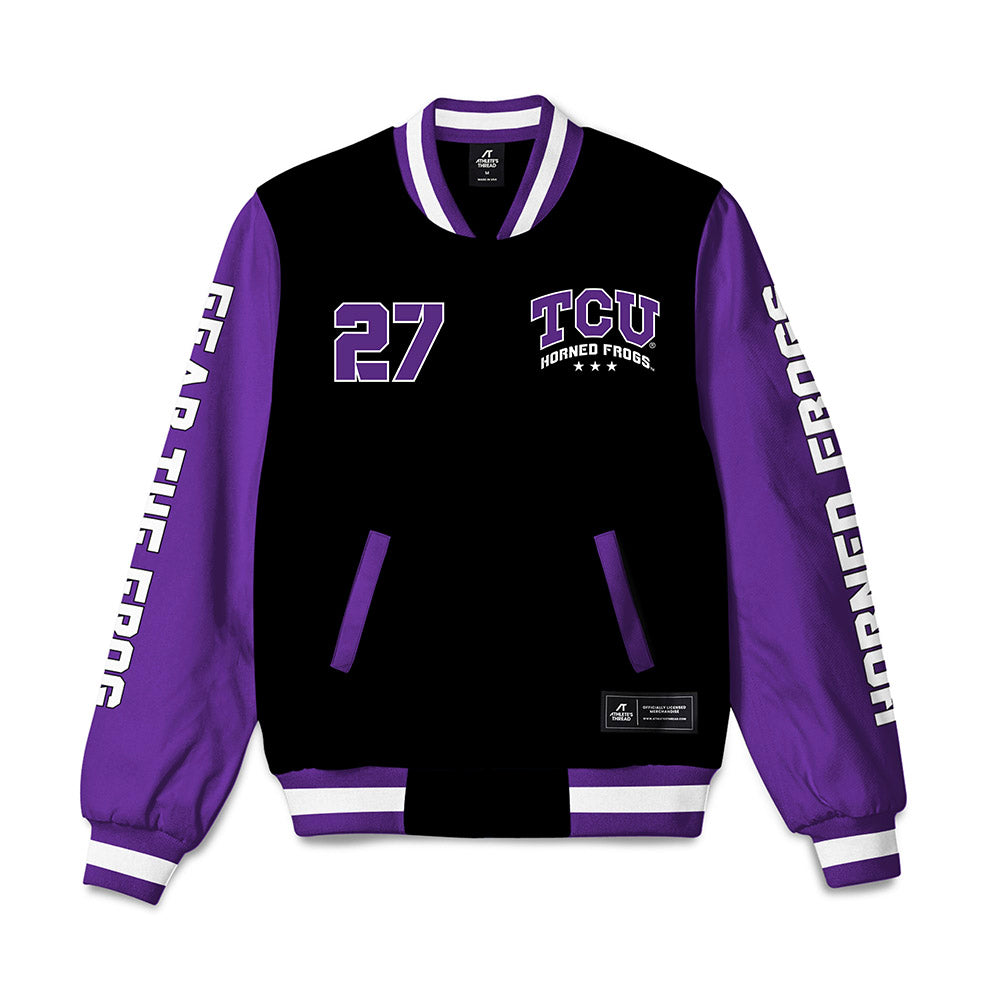 TCU - NCAA Women's Soccer : Camille Banks - Bomber Jacket-0