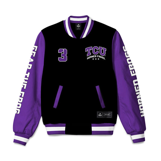 TCU - NCAA Women's Soccer : Peyton Nourse - Bomber Jacket-0