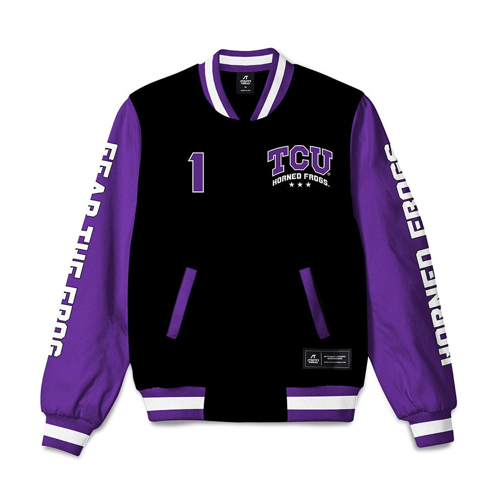 TCU - NCAA Baseball : James Bell - Bomber Jacket-0