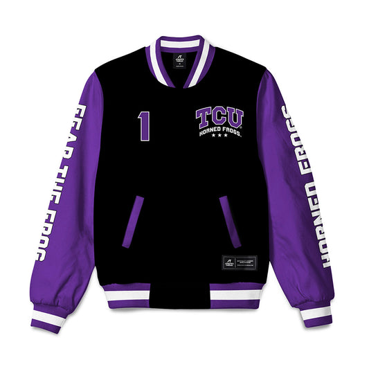 TCU - NCAA Baseball : James Bell - Bomber Jacket-0
