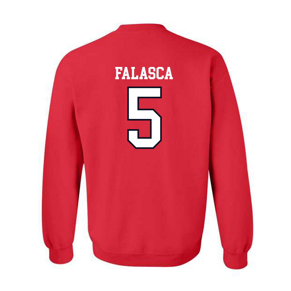 St. Johns - NCAA Men's Lacrosse : Quinn Falasca - Sports Shersey Crewneck Sweatshirt-1