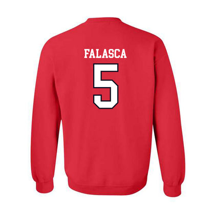 St. Johns - NCAA Men's Lacrosse : Quinn Falasca - Sports Shersey Crewneck Sweatshirt-1