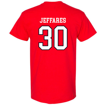 St. Johns - NCAA Men's Lacrosse : AJ Jeffares - Sports Shersey T-Shirt-1