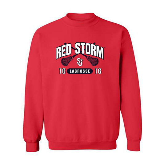 St. Johns - NCAA Men's Lacrosse : Maclin Keyser - Sports Shersey Crewneck Sweatshirt-0