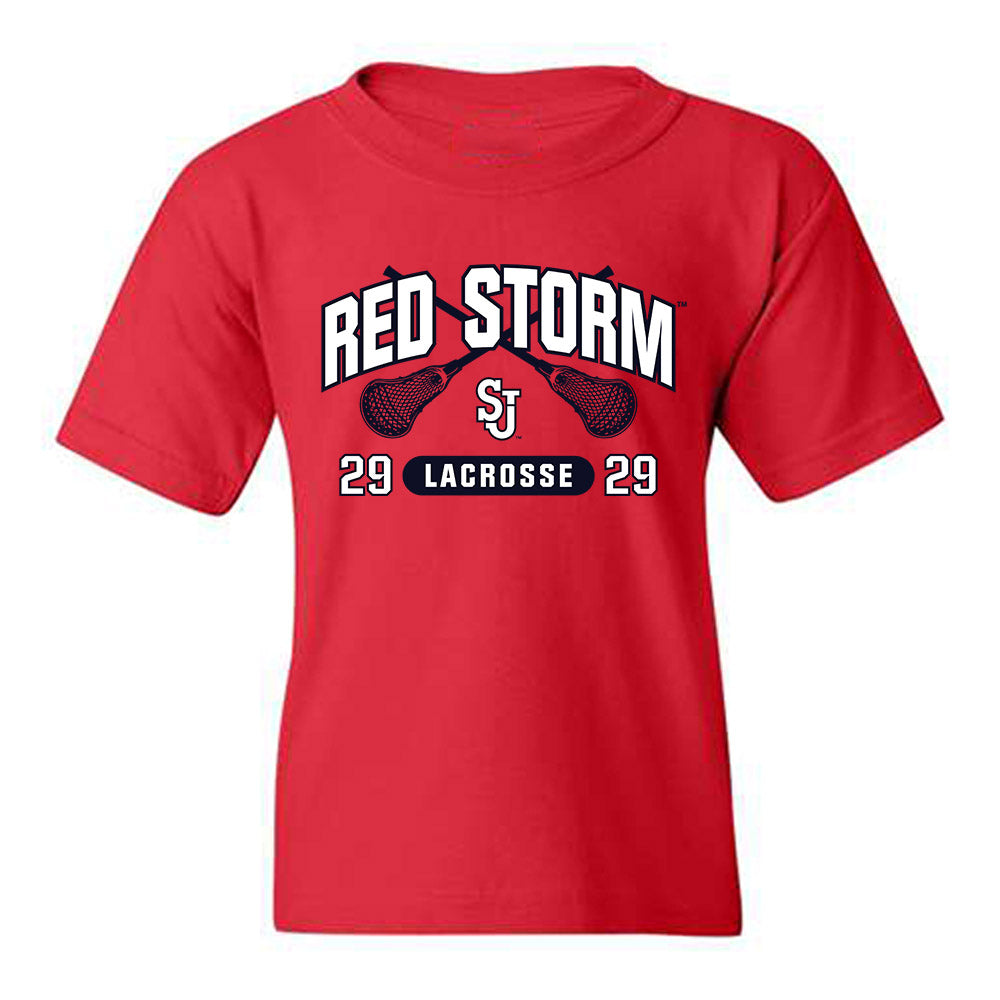 St. Johns - NCAA Men's Lacrosse : Henry Coke - Sports Shersey Youth T-Shirt-0