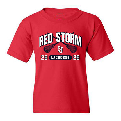 St. Johns - NCAA Men's Lacrosse : Henry Coke - Sports Shersey Youth T-Shirt-0