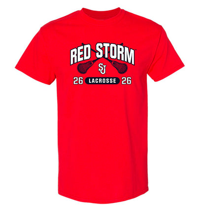 St. Johns - NCAA Men's Lacrosse : Tyson Meade - Sports Shersey T-Shirt-0