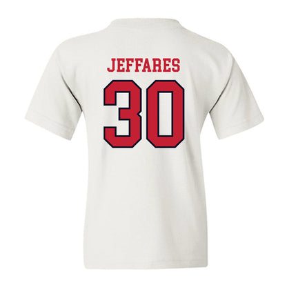 St. Johns - NCAA Men's Lacrosse : AJ Jeffares - Sports Shersey Youth T-Shirt-1