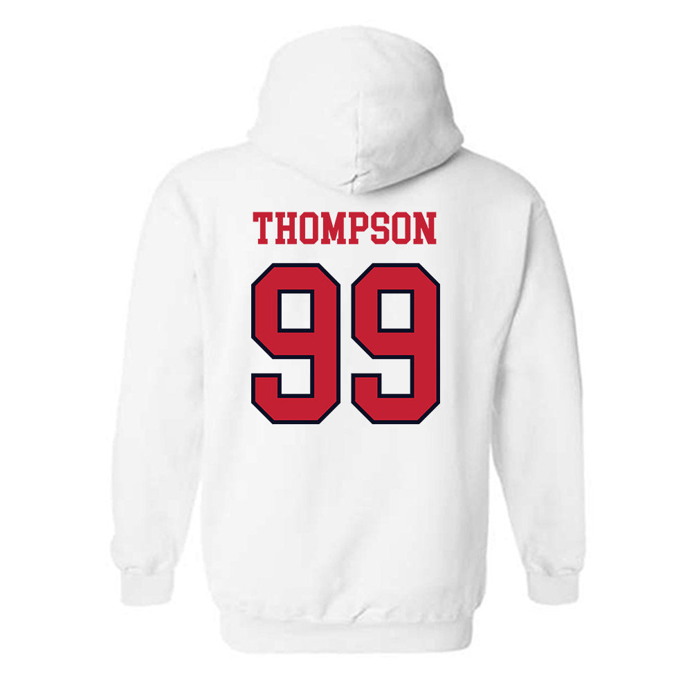 St. Johns - NCAA Men's Lacrosse : Jackson Thompson - Sports Shersey Hooded Sweatshirt-1