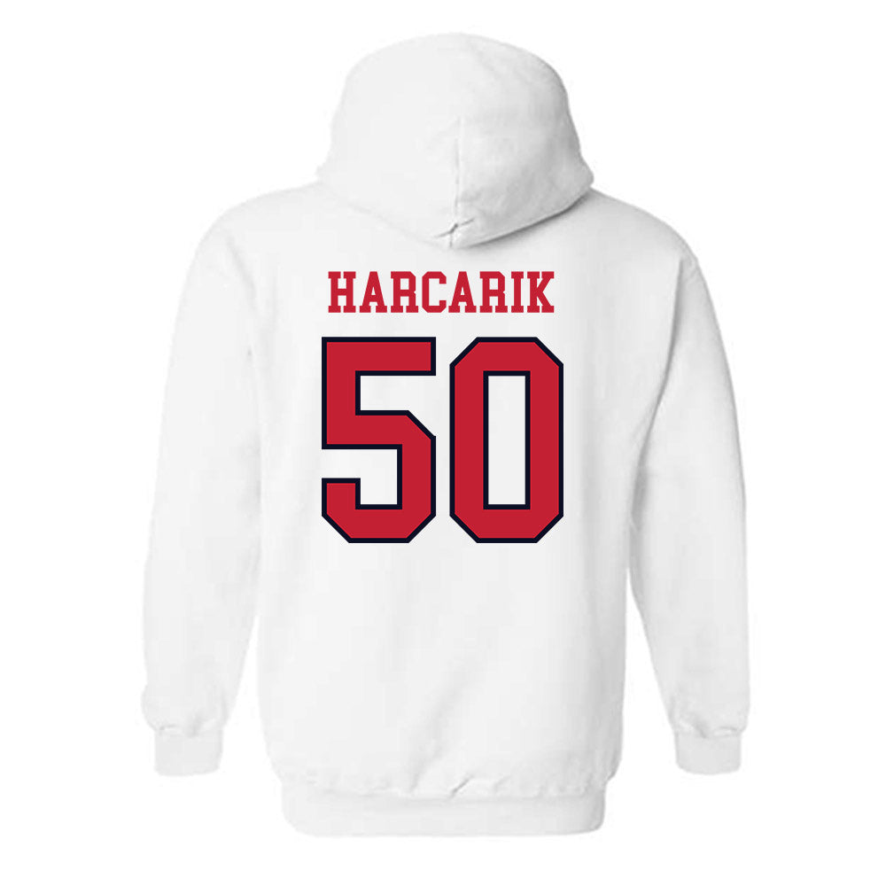 St. Johns - NCAA Men's Lacrosse : Jackson Harcarik - Sports Shersey Hooded Sweatshirt-1