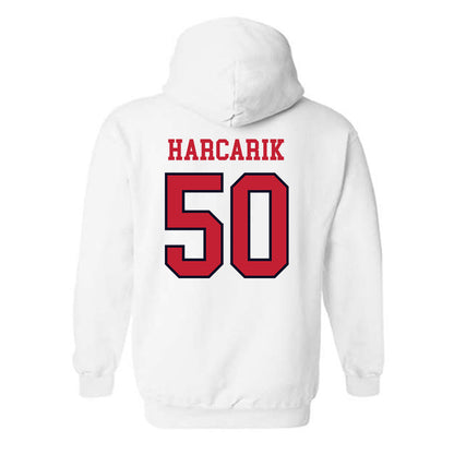 St. Johns - NCAA Men's Lacrosse : Jackson Harcarik - Sports Shersey Hooded Sweatshirt-1