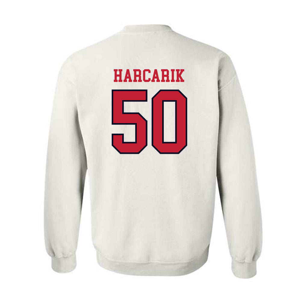 St. Johns - NCAA Men's Lacrosse : Jackson Harcarik - Sports Shersey Crewneck Sweatshirt-1