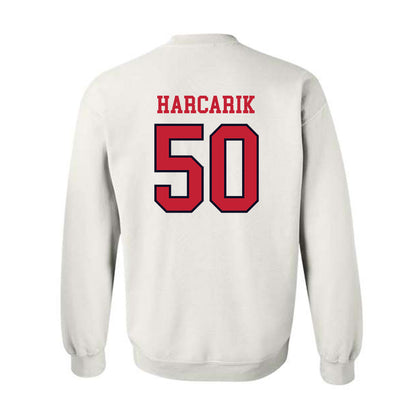 St. Johns - NCAA Men's Lacrosse : Jackson Harcarik - Sports Shersey Crewneck Sweatshirt-1