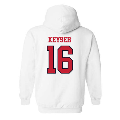 St. Johns - NCAA Men's Lacrosse : Maclin Keyser - Sports Shersey Hooded Sweatshirt-1