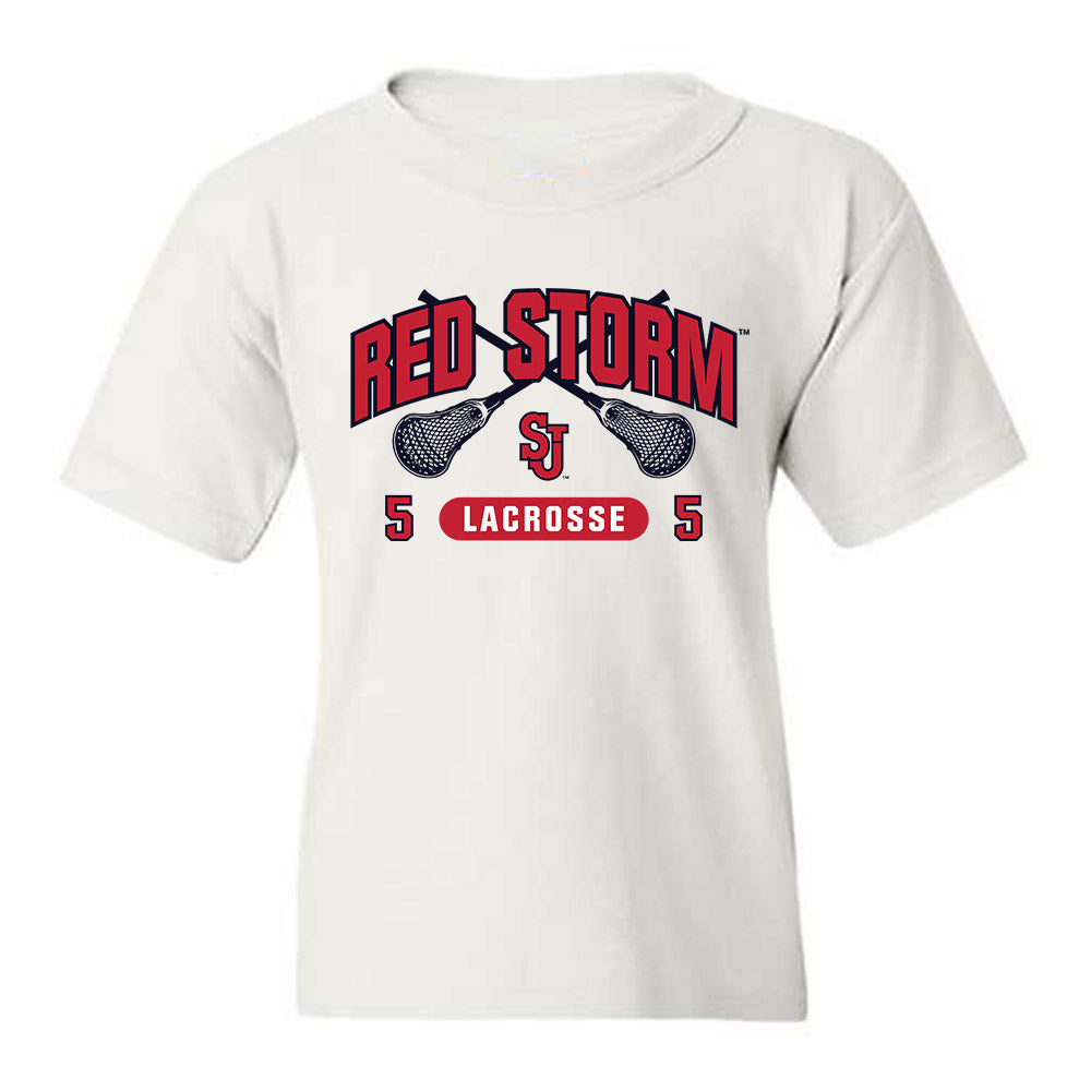 St. Johns - NCAA Men's Lacrosse : Quinn Falasca - Sports Shersey Youth T-Shirt-0