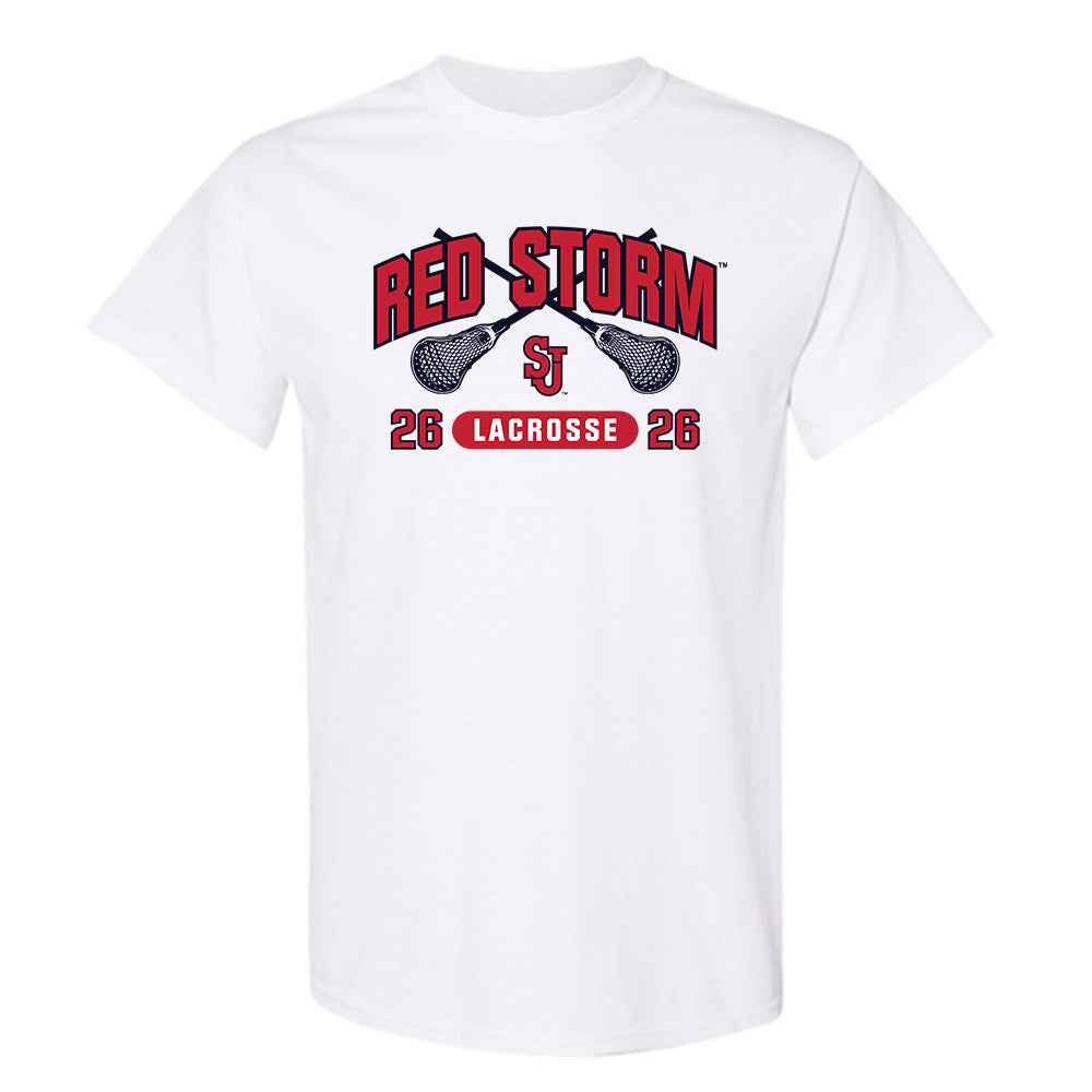 St. Johns - NCAA Men's Lacrosse : Tyson Meade - Sports Shersey T-Shirt-0