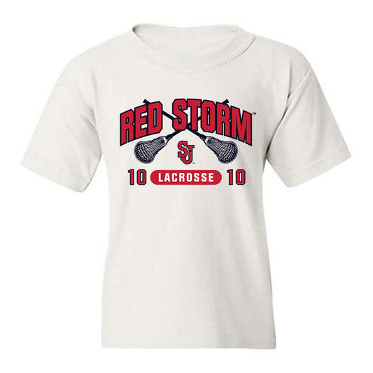 St. Johns - NCAA Men's Lacrosse : Sebastian Varallo - Sports Shersey Youth T-Shirt-0