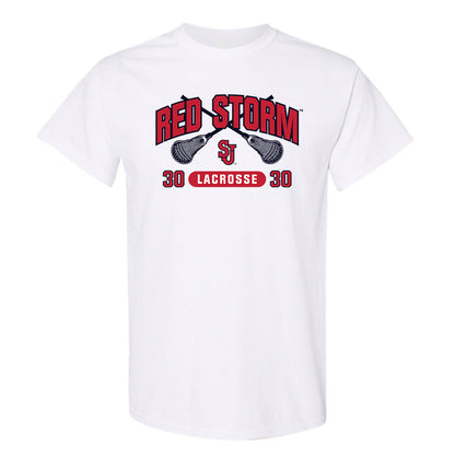 St. Johns - NCAA Men's Lacrosse : AJ Jeffares - Sports Shersey T-Shirt-0