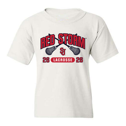 St. Johns - NCAA Men's Lacrosse : Tyson Meade - Sports Shersey Youth T-Shirt-0