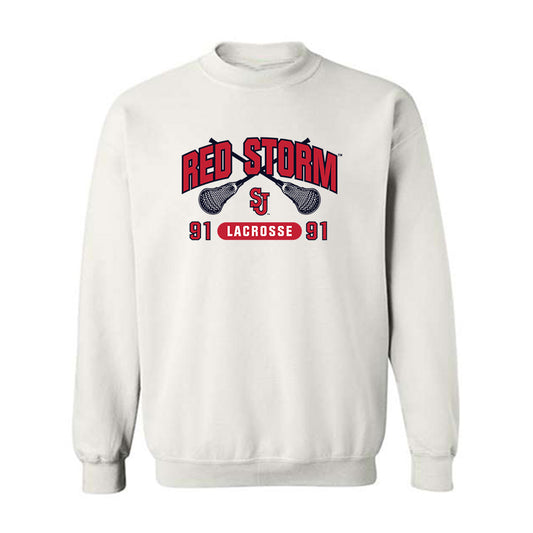St. Johns - NCAA Men's Lacrosse : Noah Plenn - Sports Shersey Crewneck Sweatshirt-0