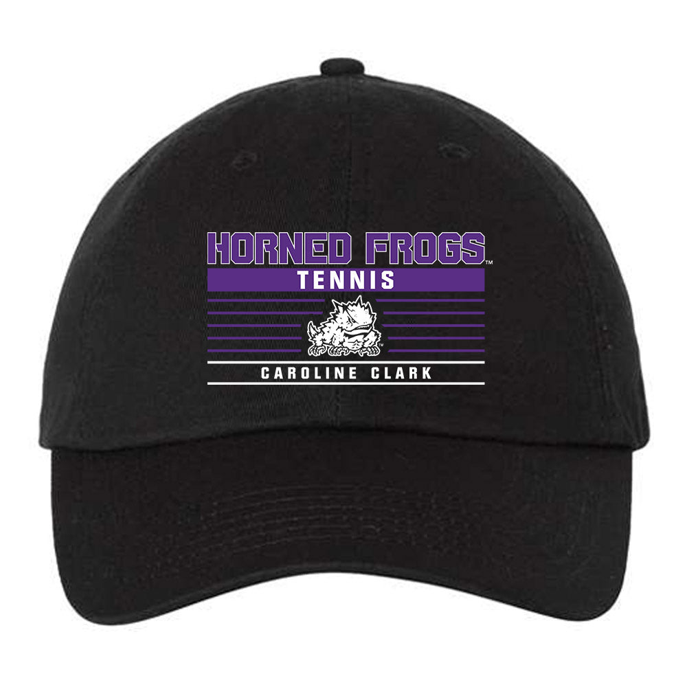 TCU - NCAA Women's Tennis : Caroline Clark - Dad Hat-0