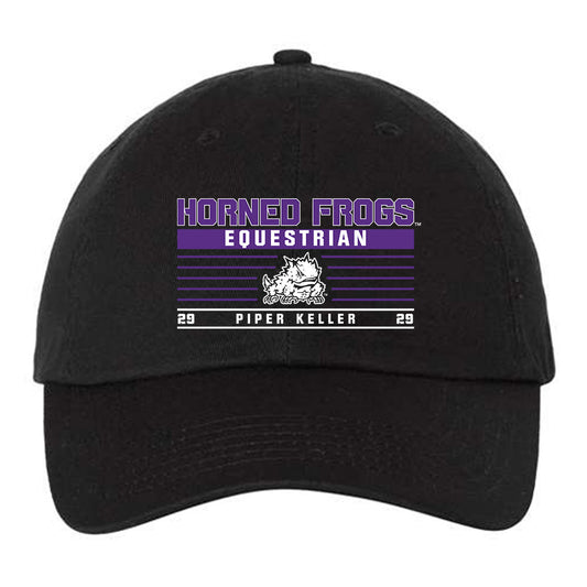 TCU - NCAA Equestrian : piper keller - Dad Hat-0