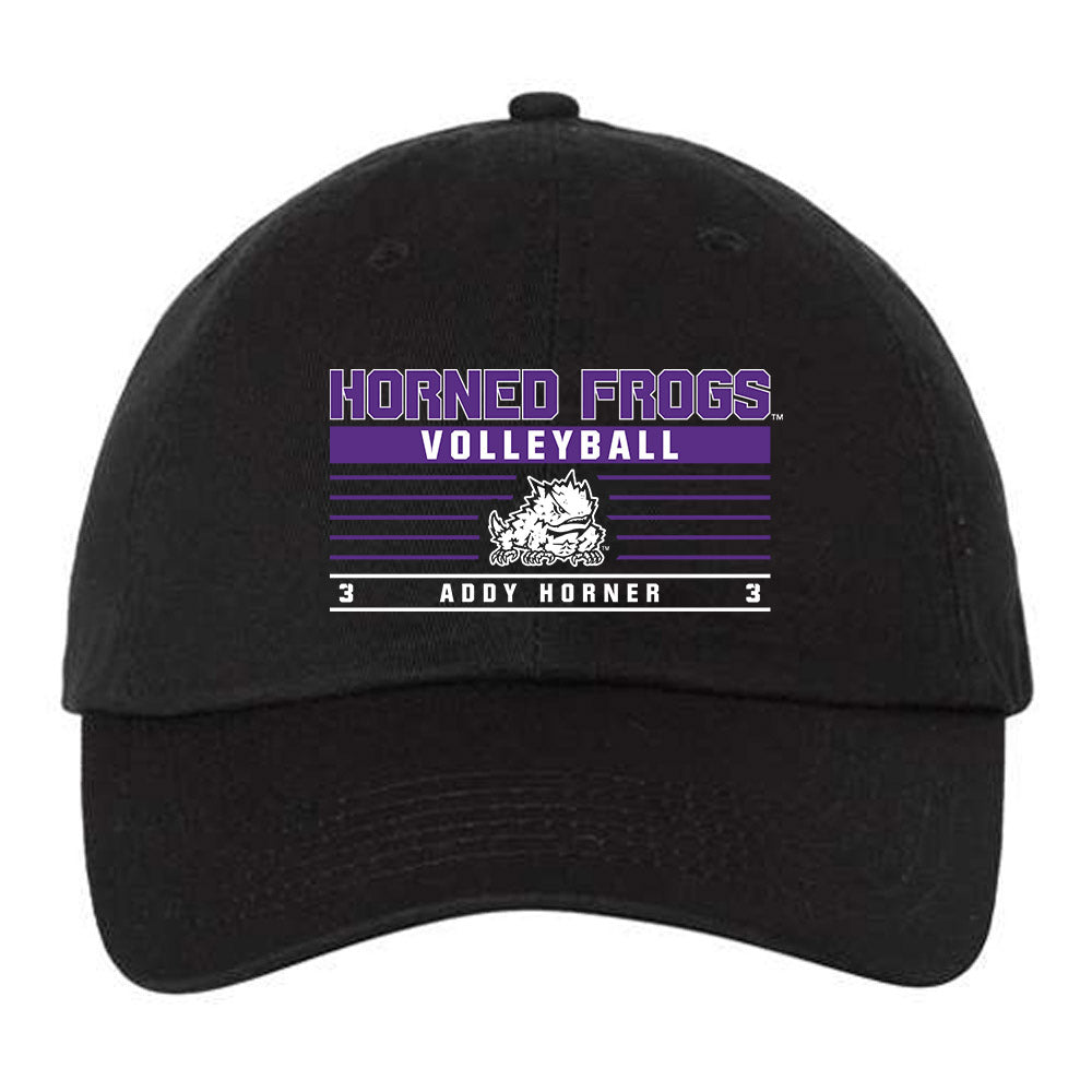 TCU - NCAA Women's Volleyball : Addy Horner - Dad Hat-0