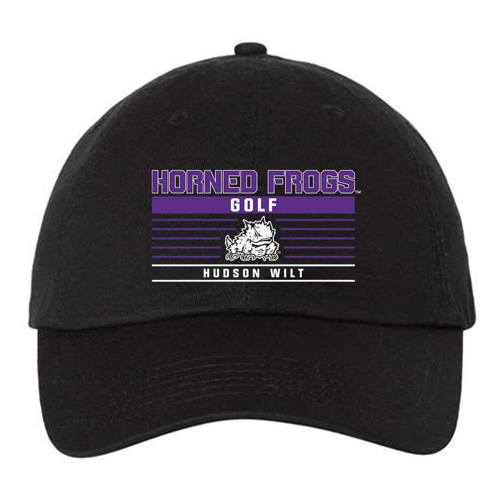 TCU - NCAA Men's Golf : Hudson Wilt - Dad Hat-0