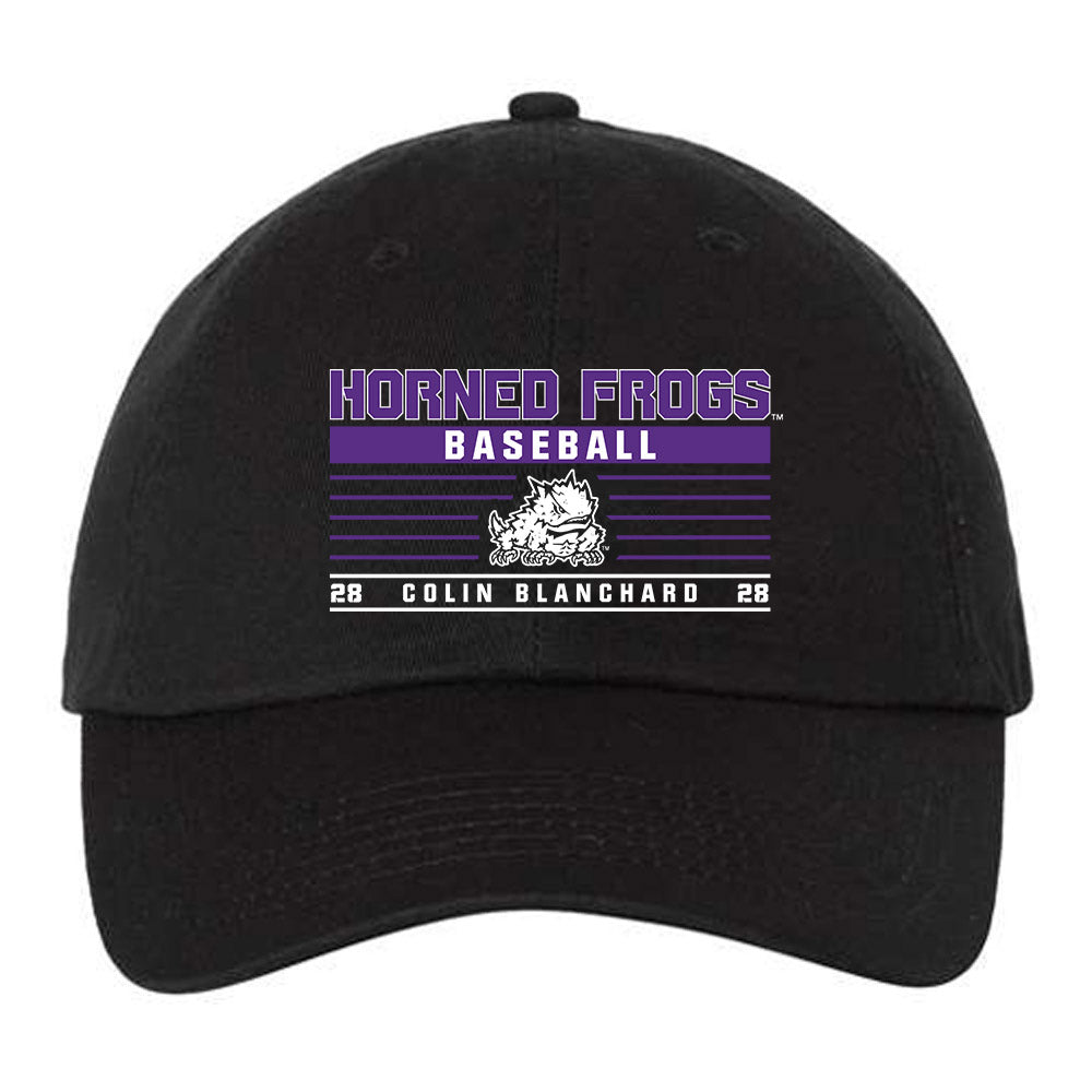 TCU - NCAA Baseball : Colin Blanchard - Dad Hat-0