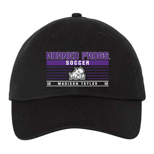 TCU - NCAA Women's Soccer : Madison Taylor - Dad Hat-0
