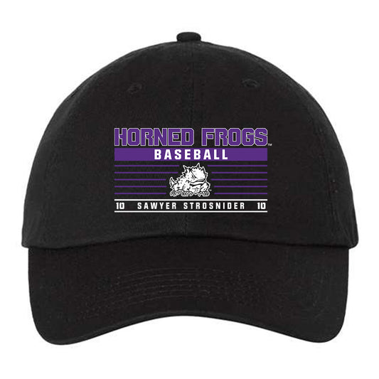TCU - NCAA Baseball : Sawyer Strosnider - Dad Hat-0