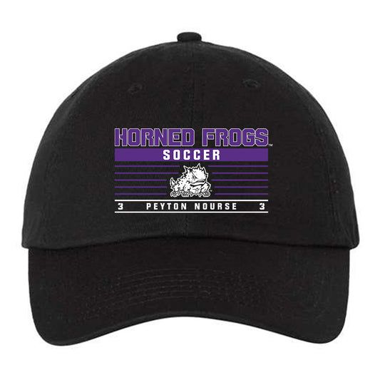 TCU - NCAA Women's Soccer : Peyton Nourse - Dad Hat-0