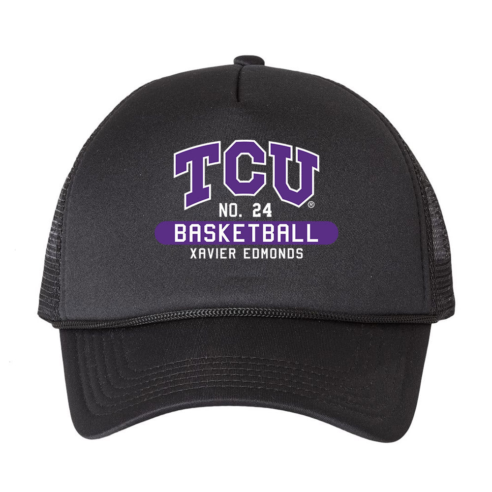 TCU - NCAA Men's Basketball : Xavier Edmonds - Trucker Hat-0