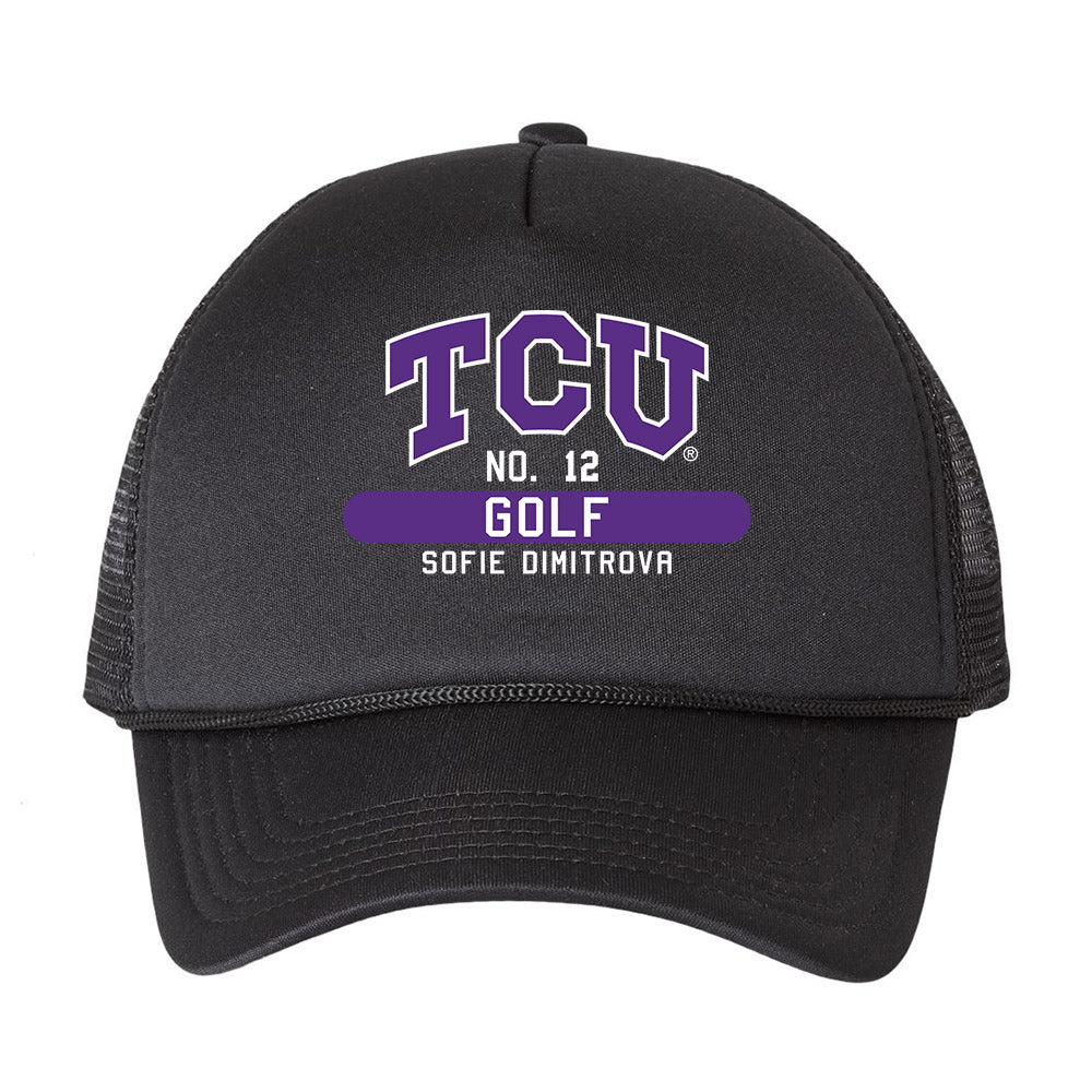 TCU - NCAA Women's Golf : Sofie Dimitrova - Trucker Hat-0